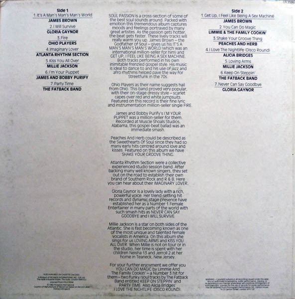 Various - Soul Passion | Contour (CN 2055) - 2