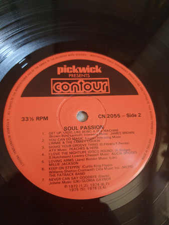 Various - Soul Passion | Contour (CN 2055) - 4