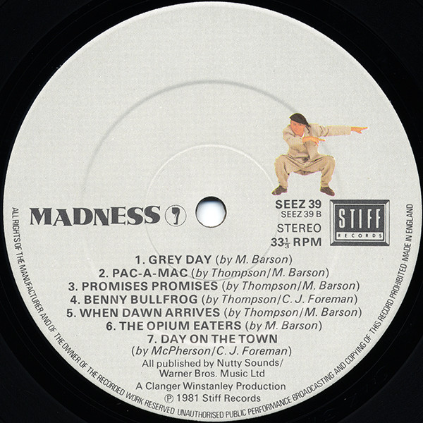 Madness - 7 | Stiff Records (SEEZ 39) - 4 Madness - 7 | Stiff Records (SEEZ 39) - 4