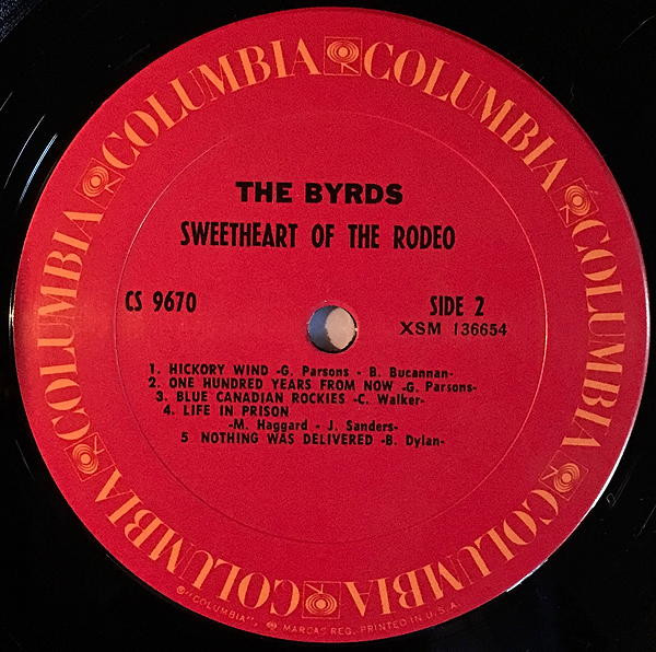 The Byrds - Sweetheart Of The Rodeo | Columbia (CS 9670) - 4