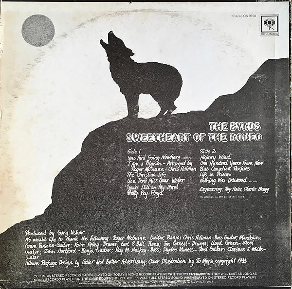 The Byrds - Sweetheart Of The Rodeo | Columbia (CS 9670) - 2