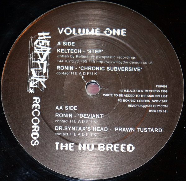 Various - Volume One - The Nu Breed | Headfuk Records (FUK001)