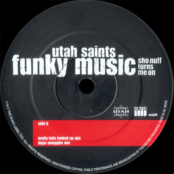 Utah Saints - Funky Music | Echo (ECSY 96) - 4