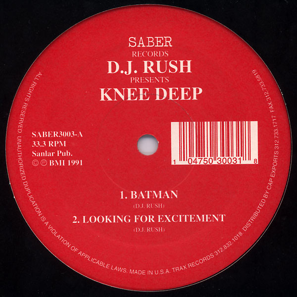 DJ Rush - Knee Deep | Saber Records (SABER3003)