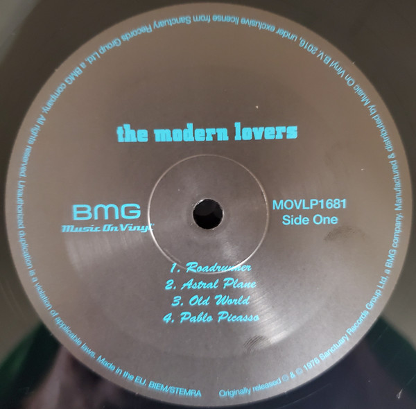 The Modern Lovers - The Modern Lovers | BMG (MOVLP1681) - 3