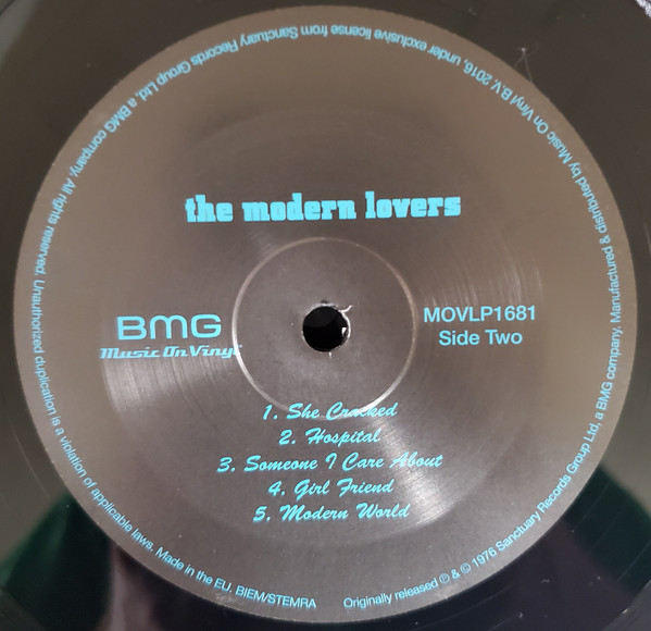 The Modern Lovers - The Modern Lovers | BMG (MOVLP1681) - 4
