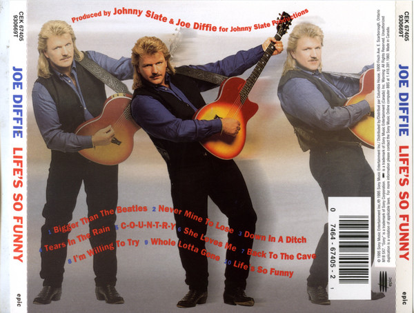 Joe Diffie - Life's So Funny | Epic (CEK 67405) - 2