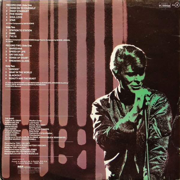 David Bowie - Stage | RCA (PL 02913) - main