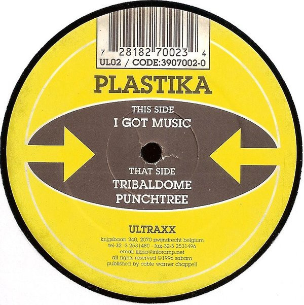 Plastika - I Got Music | Ultraxx (UL02) Plastika - I Got Music | Ultraxx (UL02)