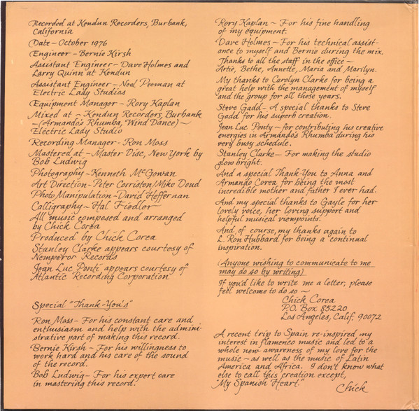 Chick Corea - My Spanish Heart | Polydor (2672 031) - 3