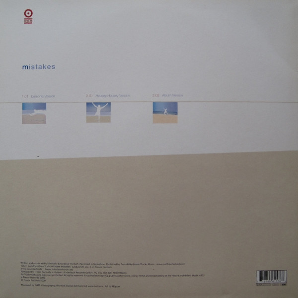 Matthew Herbert - Mistakes | Tresor (Tresor 157) - 2