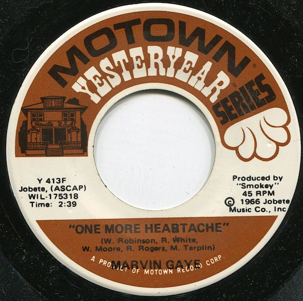 Marvin Gaye - Ain't That Peculiar / One More Heartache | Motown (Y 413F) - 2