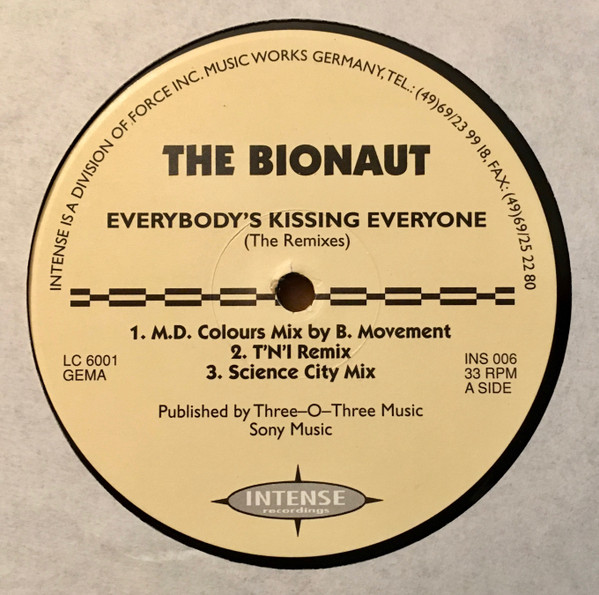 The Bionaut - Everybody's Kissing Everyone (The Remixes) | Intense Recordings (INS 006)