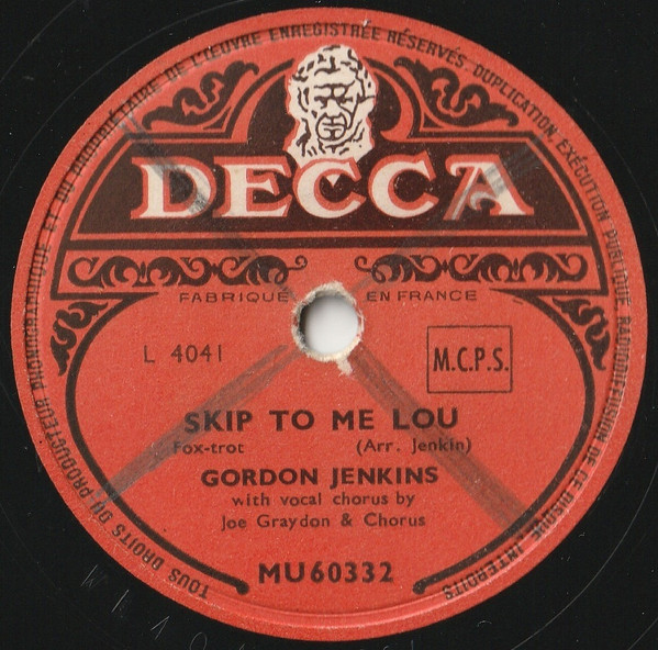Gordon Jenkins , Joe Graydon - Skip To Me Lou / Again | Decca (MU 60332)