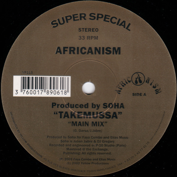 Africanism - Takemussa | Yellow Productions (YP115) - 2