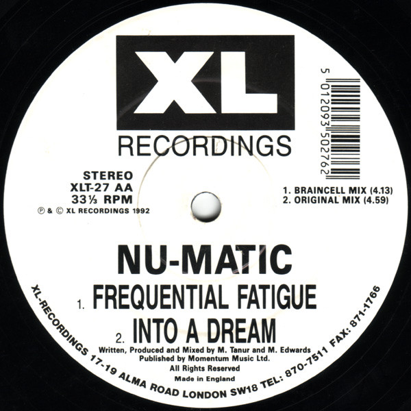 Nu-Matic - Hard Times | XL Recordings (XLT-27) - 4 Nu-Matic - Hard Times | XL Recordings (XLT-27) - 4