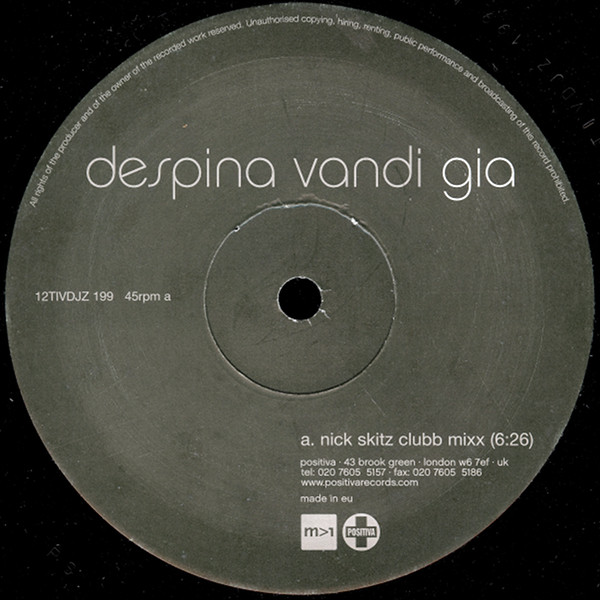Despina Vandi - Gia | Positiva (12TIVDJZ-199)