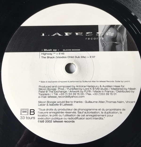 Silicon Boogie - Blush EP | Lafessé Records (LAFESSE010) - 2