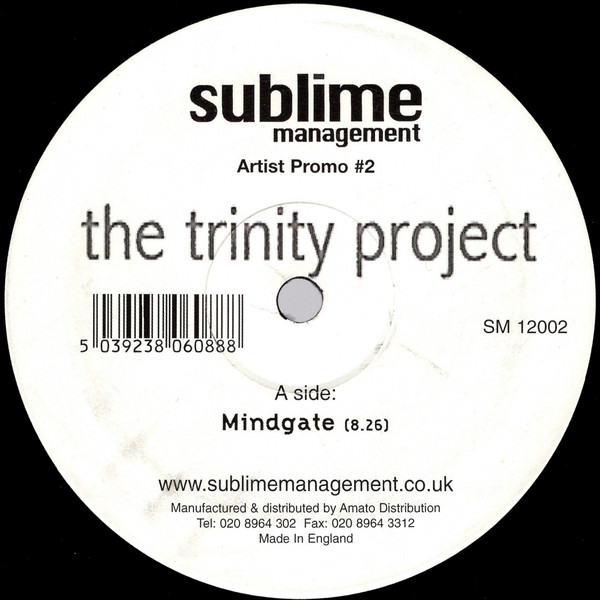 The Trinity Project - Mindgate / Trinity 4 The Soul Pt. 1 | Sublime Management (SM 12002) - main