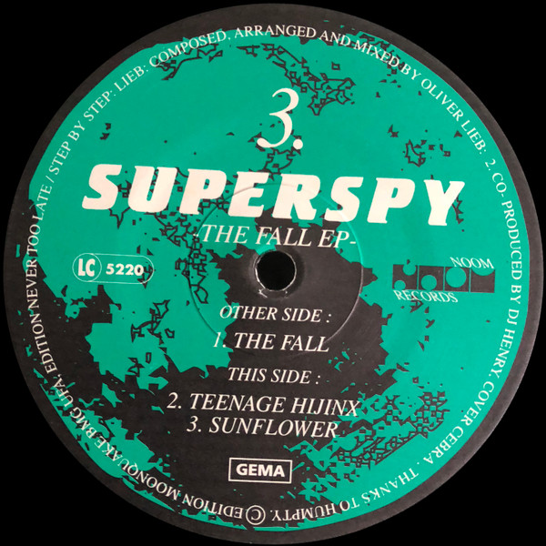 Superspy - The Fall EP | Noom Records (NOOM 003-12)