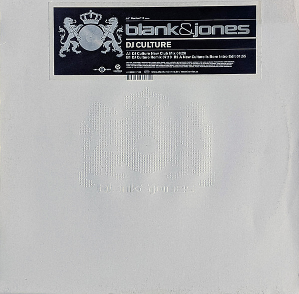Blank & Jones - DJ Culture | Kontor Records (Kontor110)