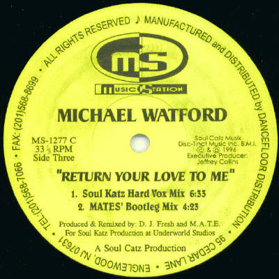 Michael Watford - Return Your Love To Me | Music Station (MS-1277) - 4