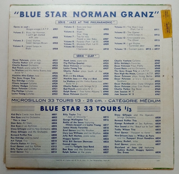 The Charlie Parker All-Stars - Be-Bop | Blue Star (BLP 6811) - 2