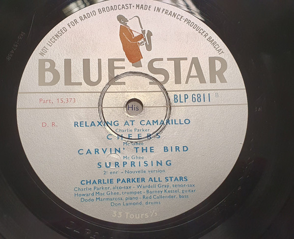 The Charlie Parker All-Stars - Be-Bop | Blue Star (BLP 6811) - 3
