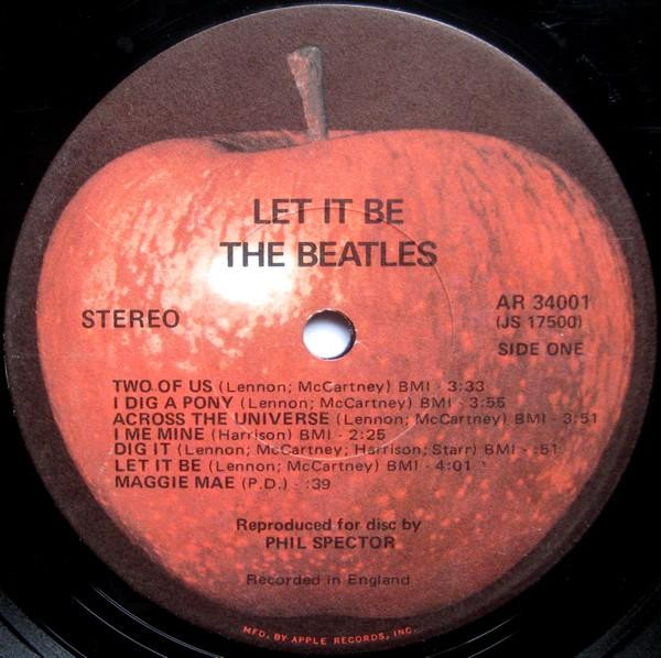 The Beatles - Let It Be | Apple Records (AR 34001) - 5 The Beatles - Let It Be | Apple Records (AR 34001) - 5