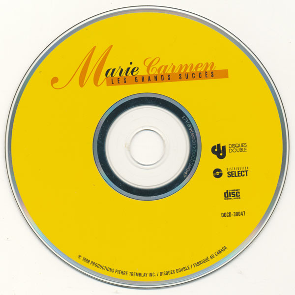 Marie Carmen - Les Grands Succès | Disques Double (DOCD-30047) - 3