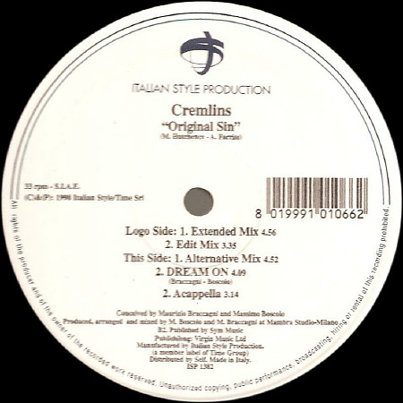 Cremlins - Original Sin | Italian Style Production (ISP 1382)