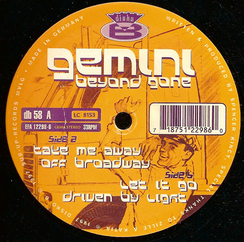 Gemini - Beyond Gone | Disko B (db 58)