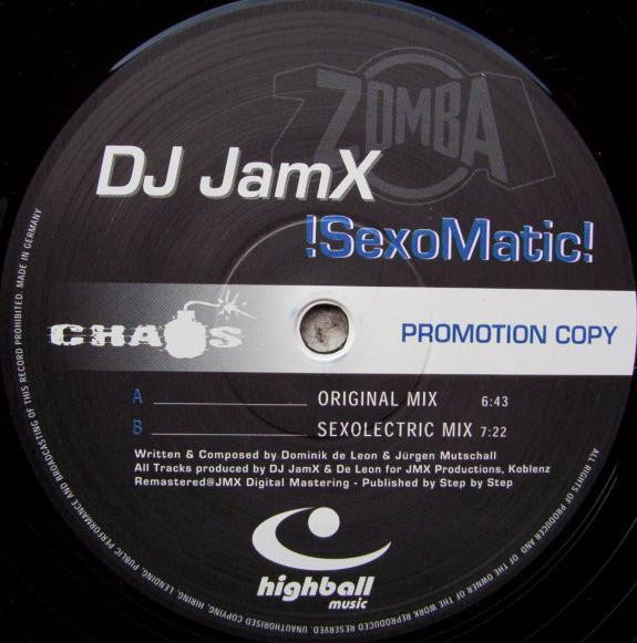 DJ JamX - !SexoMatic! | Chaos Records (none)