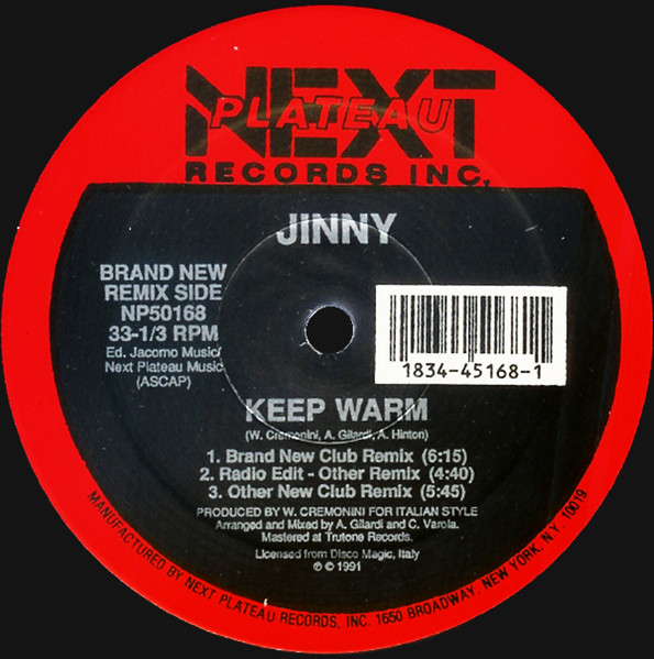 Jinny - Keep Warm | Next Plateau Records Inc. (NP50168) - 3