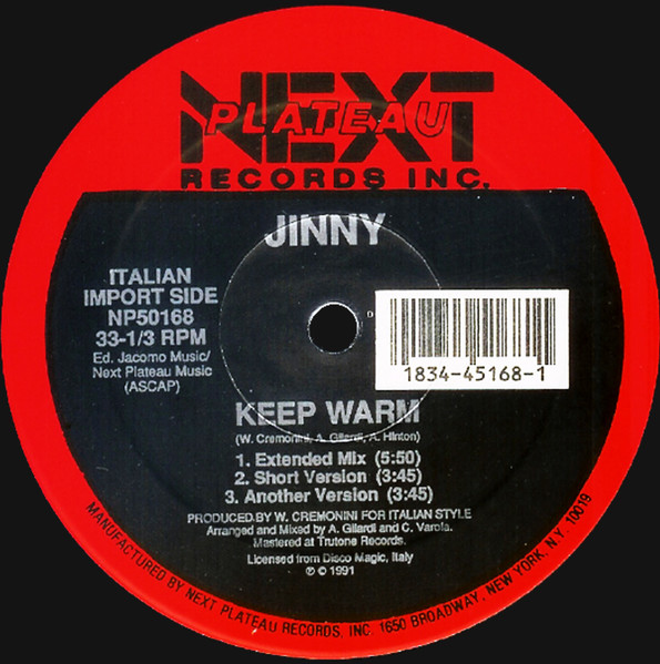 Jinny - Keep Warm | Next Plateau Records Inc. (NP50168) - 4