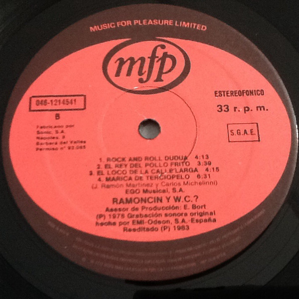 Ramoncín Y W.C.? - Ramoncín Y W.C.? | EMI (046-1214541) - 4