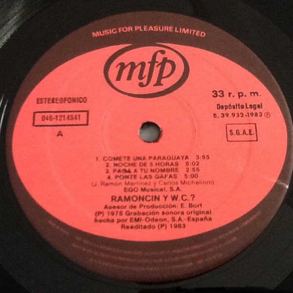 Ramoncín Y W.C.? - Ramoncín Y W.C.? | EMI (046-1214541) - 3