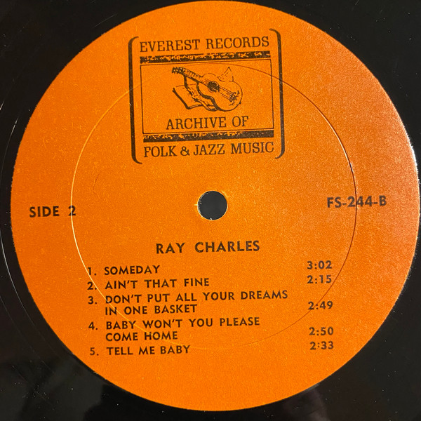 Ray Charles - Ray Charles | Everest Records Archive Of Folk & Jazz Music (FS-244) - 4