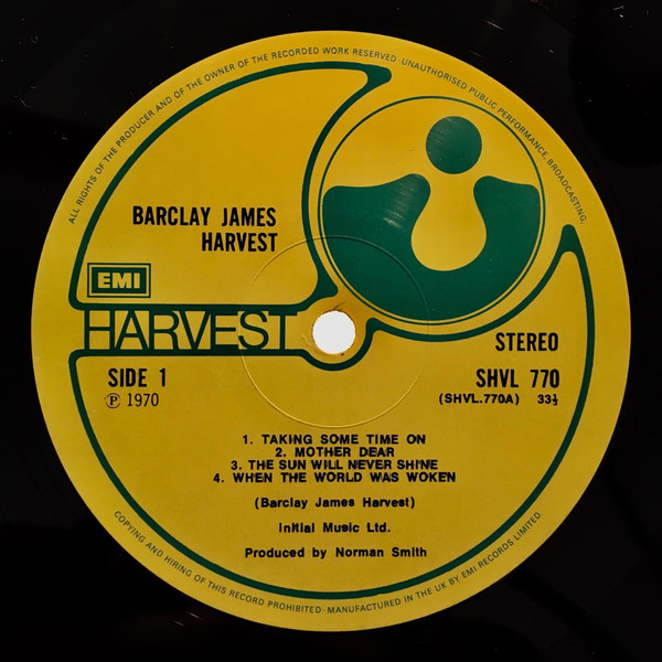 Barclay James Harvest - Barclay James Harvest | Harvest (SHVL 770) - 2