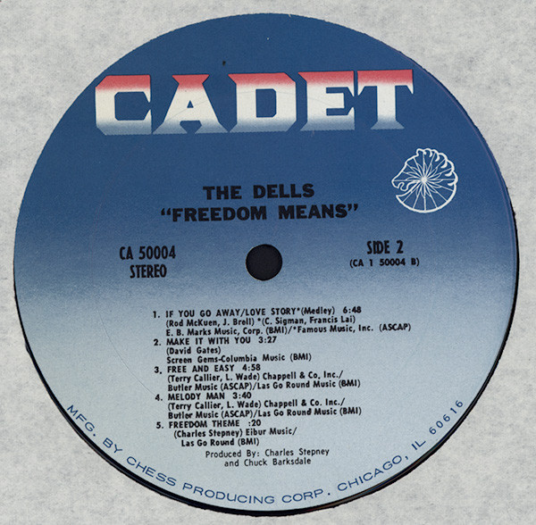 The Dells - Freedom Means.... | Cadet (CA 50004) - 4