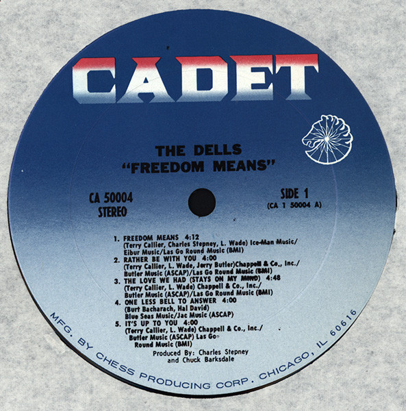 The Dells - Freedom Means.... | Cadet (CA 50004) - 3