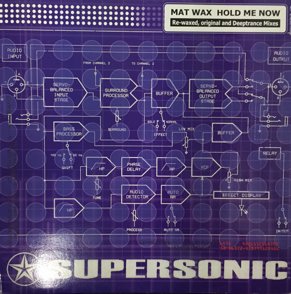 Mat Wax - Hold Me Now | Supersonic Records (SSR001)