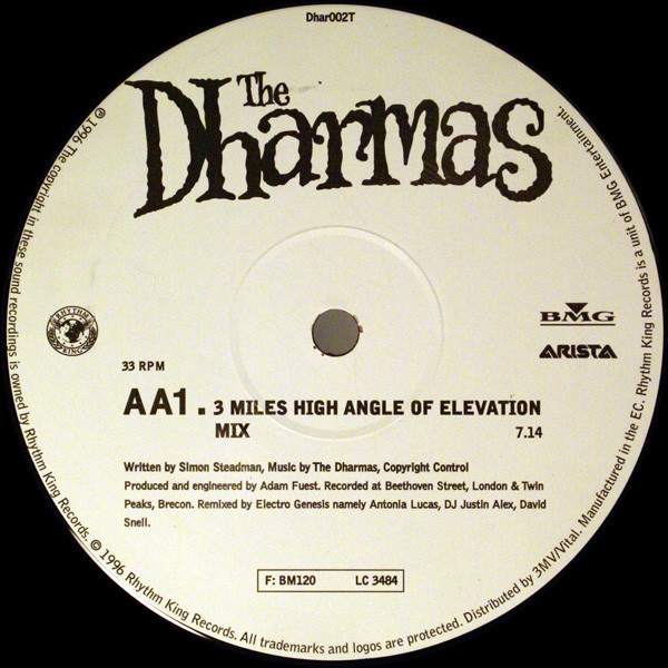 The Dharmas - 3 Miles High | Rhythm King (Dhar002T) - 3 The Dharmas - 3 Miles High | Rhythm King (Dhar002T) - 3