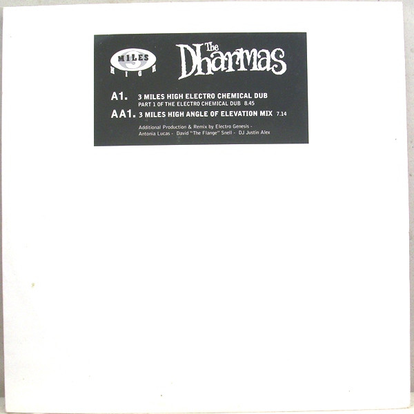 The Dharmas - 3 Miles High | Rhythm King (Dhar002T) - main The Dharmas - 3 Miles High | Rhythm King (Dhar002T) - main