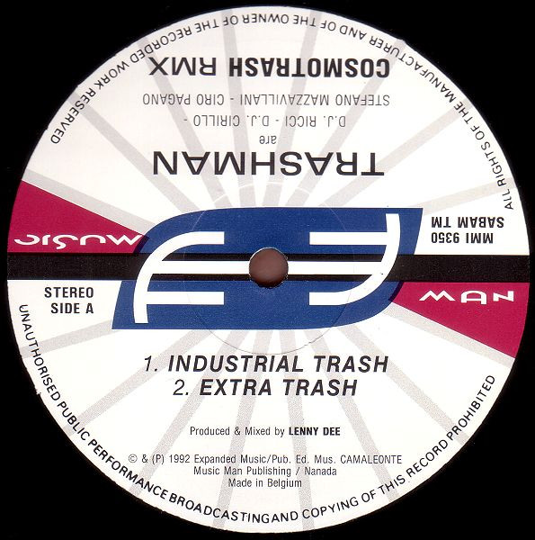 Trashman - Cosmotrash (The Remixes) | Music Man Records (MMI 9350) - 3