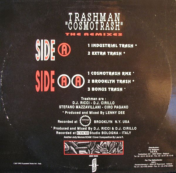 Trashman - Cosmotrash (The Remixes) | Music Man Records (MMI 9350) - 2