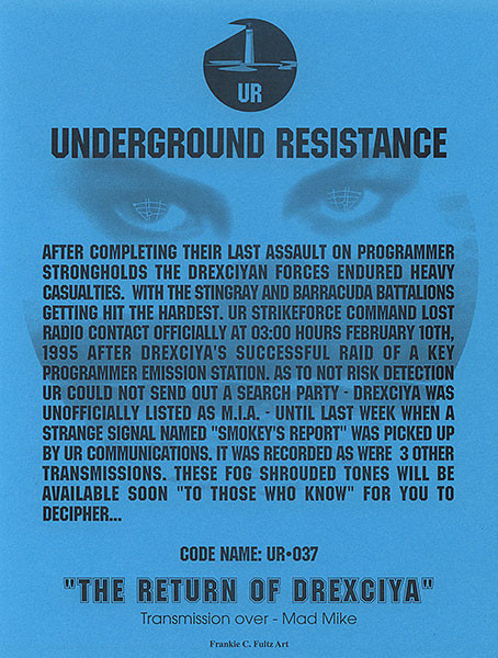 Drexciya - The Return Of Drexciya | Underground Resistance (UR-037) - 3