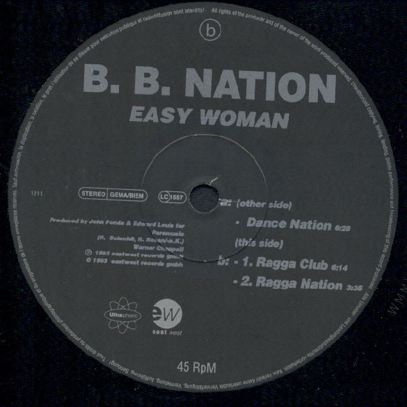 B. B. Nation - Easy Woman | Ultraphonic (PM 1211)