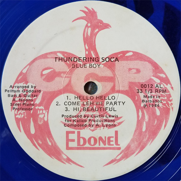 Blue Boy - Thundering Soca | Kalico Records (0012AL) Blue Boy - Thundering Soca | Kalico Records (0012AL)