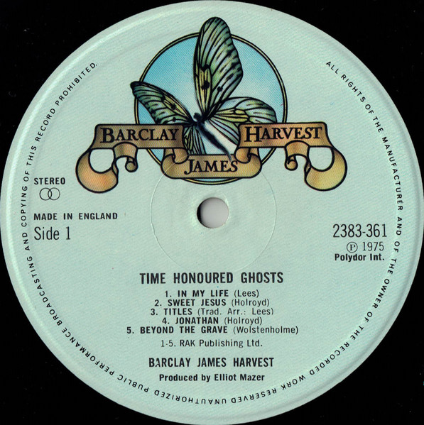 Barclay James Harvest - Time Honoured Ghosts | Polydor (2383 361) - 3